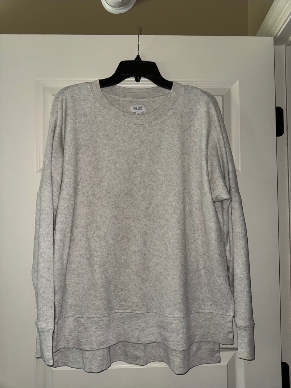 True Craft Men's Crewneck Sweatshirt - Light Gray